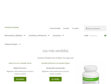 Tablet Screenshot of herbalinea.com